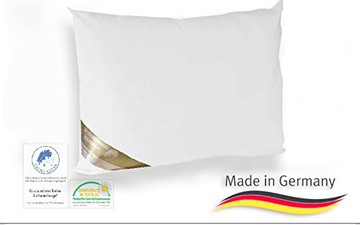 Betten Hofon 【日本代購】高級羽毛枕 夏涼冬暖 EU標準 防螨 63x43cm - 德國製