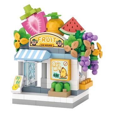 LoZ 鮮果店積木 120片  鮮果店 多色  1盒