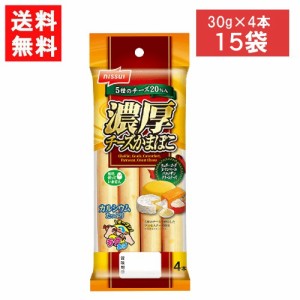 ニッスイ 濃厚チーズかまぼこ (30g×4本)×15袋 送料無料