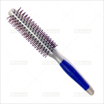 久美膠柄防滑圓梳(CM310藍)單支/中小(美髮梳子)[51218]