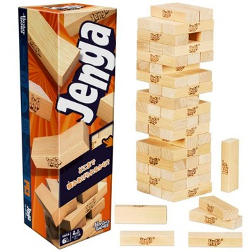 【孩之寶Hasbro】兒童益智玩具 Jenga／木質層層疊 A2120E183 疊疊樂積木/兒童益智遊戲