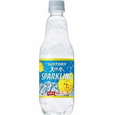 サントリー 天然水 スパークリング レモン ペット500ml1箱24本