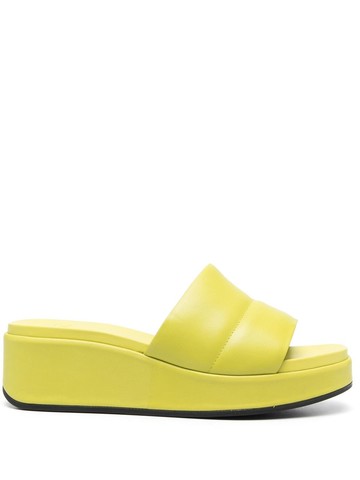 Camper - Misia leather sandals - women - other fibers/other fibers/Polyurethane/Rubber/Calf Leather - 35 - Green