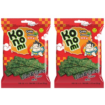 Konomi 相撲手 脆紫菜 辣味  32g  2包
