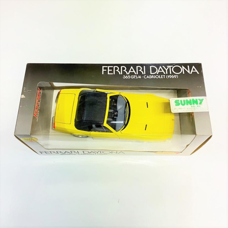 絶版 新品 TECHNO GIODI 1/18 FERRARI DAYTONA 365GTS/4 CABRIOLET