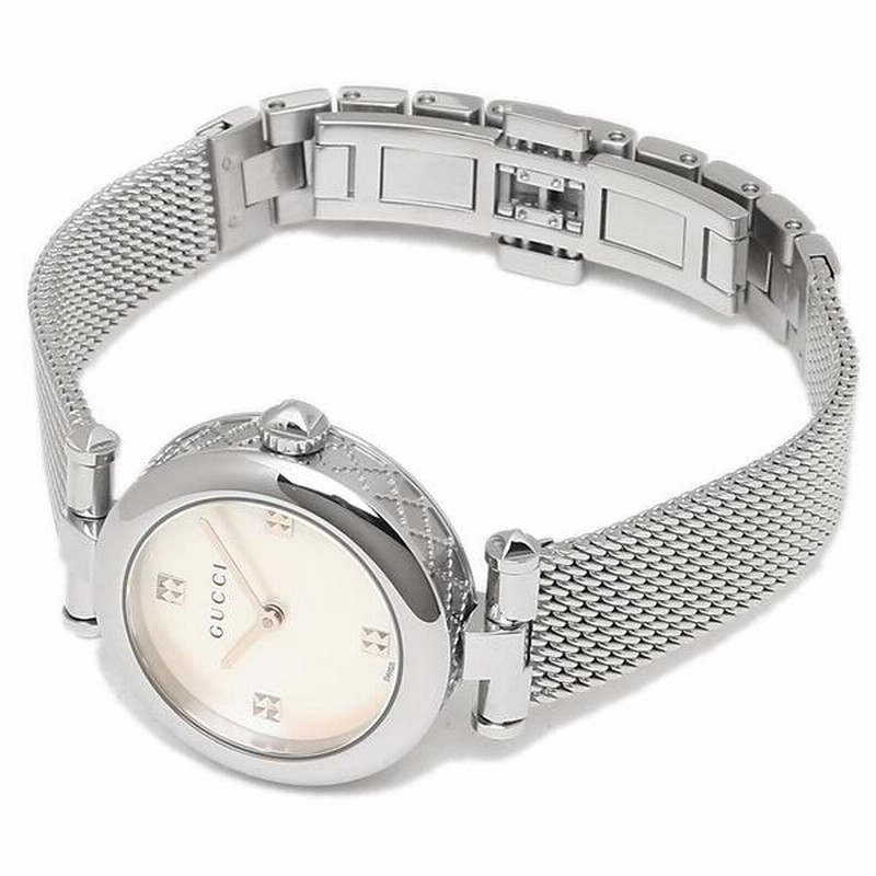 2年保証】GUCCI 腕時計 レディース グッチ YA141504 シルバー 2年保証】GUCCI 腕時計 レディース グッチ YA141504 シルバー