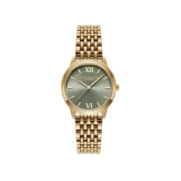 CLASSIC SWIRL全金不鏽鋼女錶-鼠尾草綠