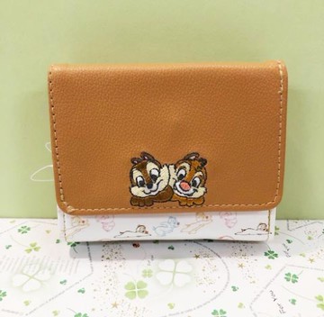 【震撼精品百貨】Chip N Dale_奇奇蒂蒂松鼠~迪士尼 DISNEY刺繡短夾-松鼠#04865