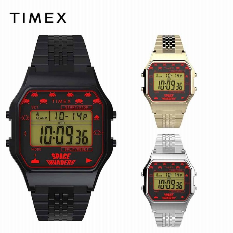 TIMEX タイメックス スペースインベーダー コラボモデル 腕時計 T80