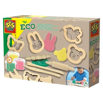 荷蘭SES ECO環保創意黏土木質工具組3色  24917  90g  1盒