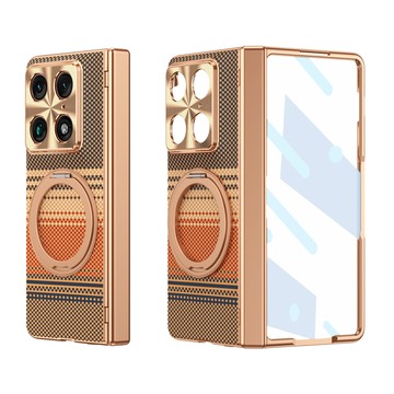 360旋轉支架 殼膜一體 摩托羅拉 Moto Razr Fold 防摔 手機殼 全包中軸 摺疊 保護套