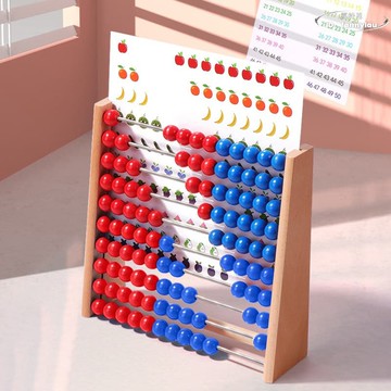 【現貨秒發】可定製雙色兒童蒙氏數學計算架加減法算數神器幼兒園小學啟蒙教具