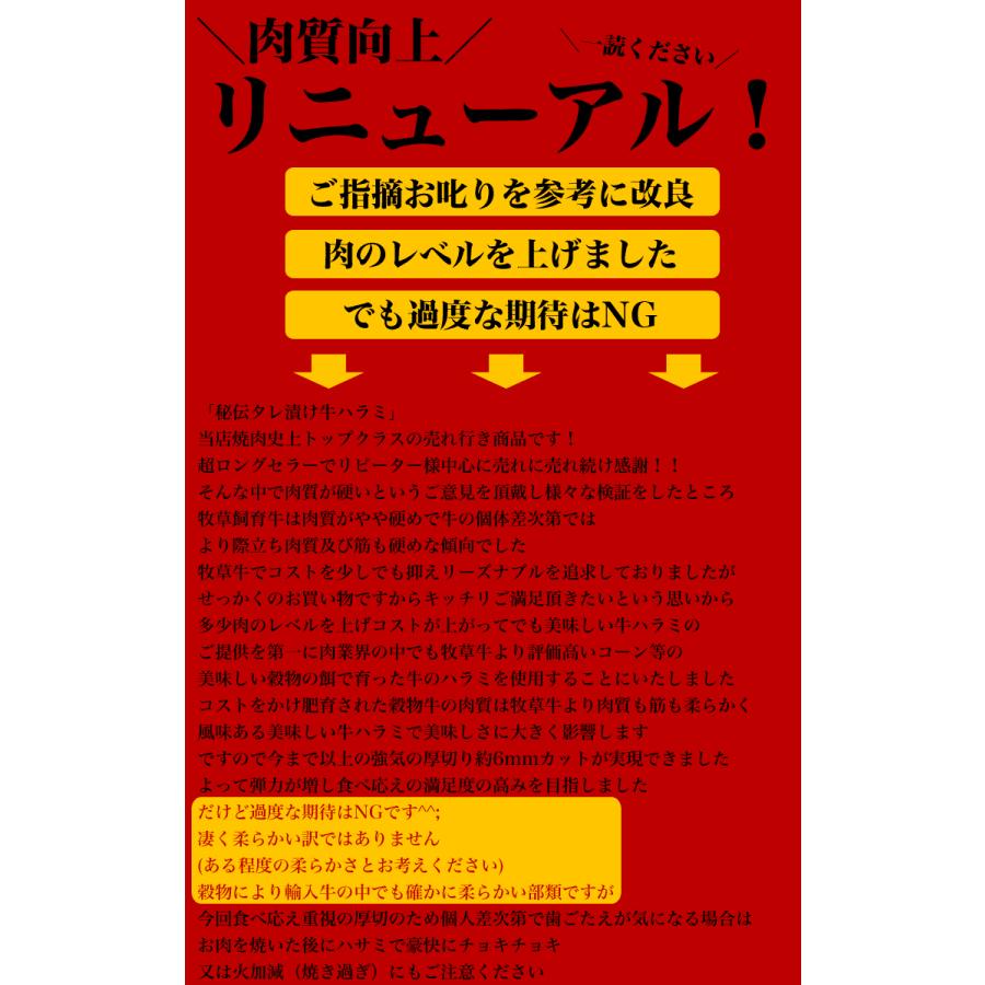 600g タレ込み 牛ハラミ サガリ 厚切り 味付き 2個以上から注文数に応じオマケ付き 焼肉 BBQ バーベキュー 野菜炒め 弁当