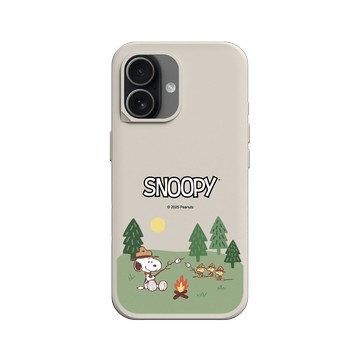 iPhone 17 SolidX 貝殼灰 - 史努比 Snoopy - 露營趣
