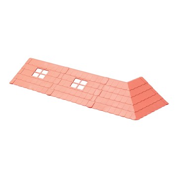 BANDAI Haco Room 小熊學校 屋頂  紅色  1個