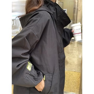嵐也ins超火棒球服女mujia外套春秋2024年新款寬松bf學生沖鋒衣潮