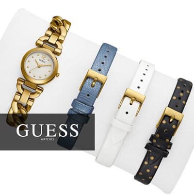 GUESS ゲス w0712l2 ゴールドチェーンベルト 替えベルト付