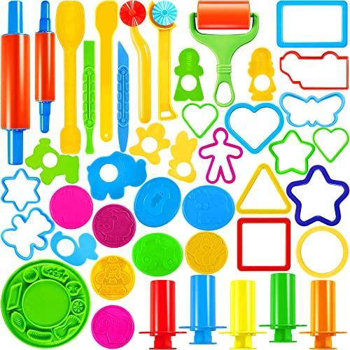Joyin Toy 44 Pieces Clay Dough Tools Kit with Models and Moulds.