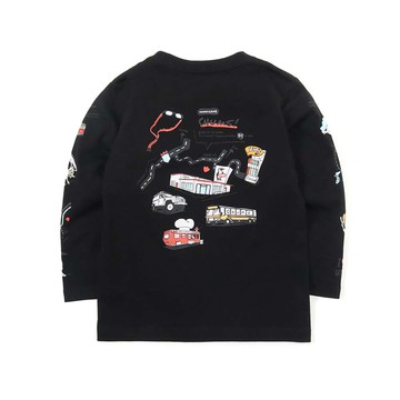 CHUMS 中大童 童Kids Uta Tours L/S T-Shirt長袖上衣 CH211307K001