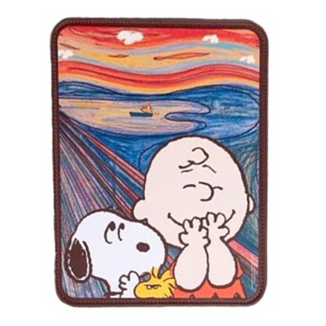 SNOOPY 史努比 大師滑鼠墊第二彈 23 x 18cm  吶喊  1個
