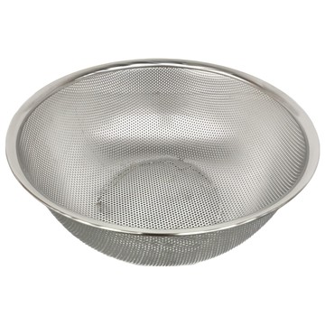 SHIMOYAMA 不銹鋼斜邊沖孔網籃  27cm  1個