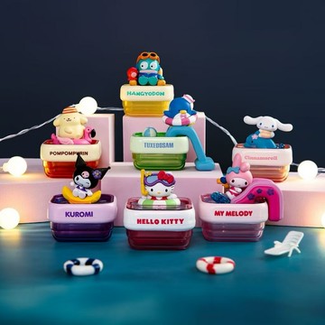 【震撼精品百貨】Hello Kitty 凱蒂貓~日本三麗鷗SANRIO MX泳池派對系列(全6種/不拆售)*64365