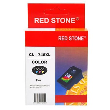 紅石 佳能Canon環保高容量墨水匣/CL-746XL/彩色