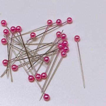 台灣發貨🔸大頭針✅定位固定 手工服裝剪裁 立體珠針不鏽鋼 彩色定型 白色珠光