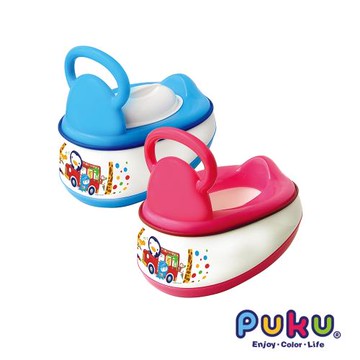 【PUKU藍色企鵝】5合1便器 藍色/紅色