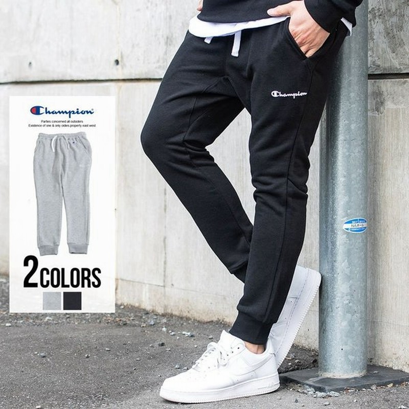 セットアップ可 Champion ジョガーパンツ メンズ ゴルフ スウェット ボトムス ロゴ 刺繍 細身 タイト スリム ストレッチ スポーツ 軽量 ブランド 春 秋 通販 Lineポイント最大0 5 Get Lineショッピング