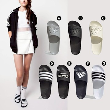 【Adidas 愛迪達】 ADILETTE AQUA 運動拖鞋 男女 - A-IF6068 B-IF7371 C-IF7370 D-GZ5922 E-GW8747 F-GZ3774 G-GZ5921