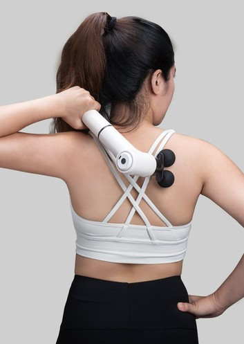 RASTO 不求人加長桿雙頭筋膜槍