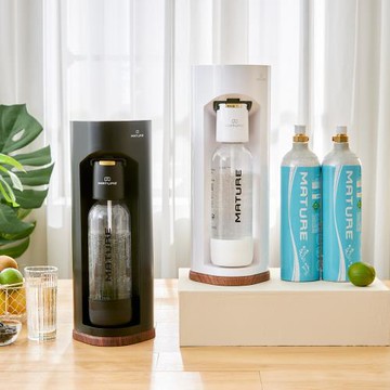 MATURE美萃 Luxury440系列氣泡水機-680g氣瓶2入組(二色可選)