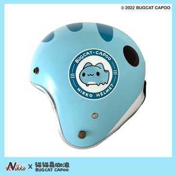 【送一番賞刮刮卡】Nikko N401A  大臉咖波經典復刻款 3/4罩安全帽 復古帽【鏡片另購】