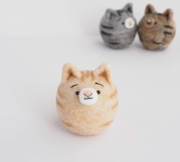 Mayucha 虎斑貓針氈（羊毛氈）