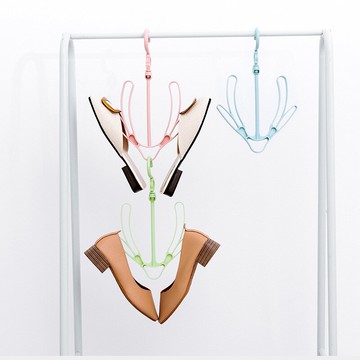 3個裝防風雙鉤陽臺曬鞋架多功能掛鞋子的晾鞋架掛鉤晾鞋架晾曬架