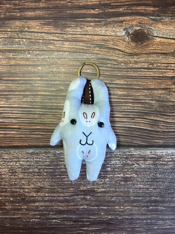 +紅豆麻糬+兔子鑰匙圈