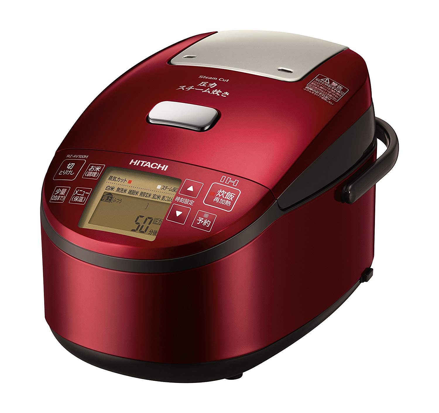 HITACHI IH圧力炊飯器 RZ-TS103M 赤 Amazon.co.jp: Hitachi RZ-TS103M Pressure Steam IH Rice