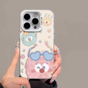 免運+隔日🚚元氣手機殼 可愛煤球 適用於蘋果17promax 16Pro 15plus 14 13 12 11防摔