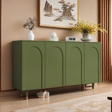 鞋櫃 鞋架 換鞋凳 免運速發 開立發票  奶油風鞋櫃實木腿家用門口侘寂風門廳櫃現代簡約大容量陽臺儲物櫃