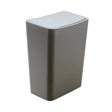 【RICHOME】Ctrl鍵縫隙垃圾桶灰色