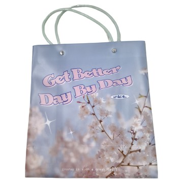 德德小品集 禮品袋 星河旅人系列 Set 20絲厚PP 尺寸: 245x220x100mm  春櫻小漫  1組