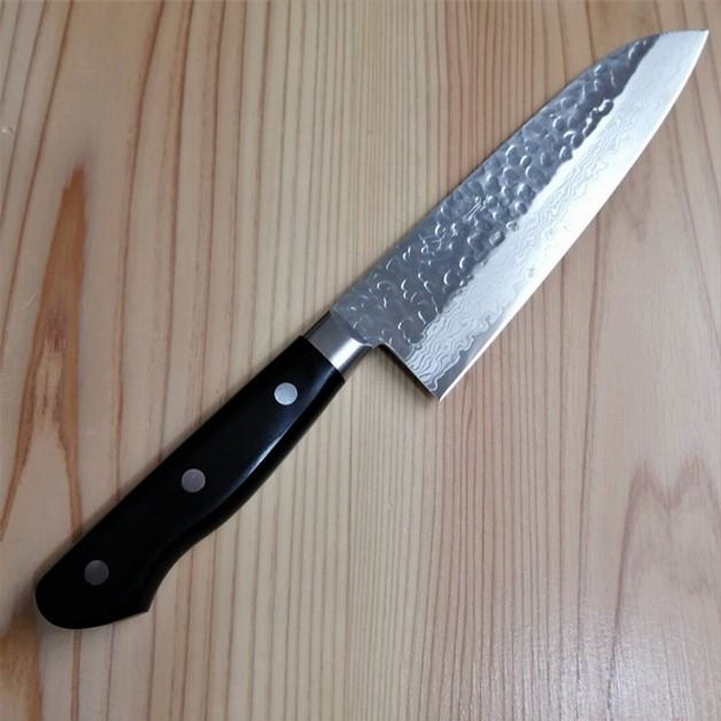 兼房作　三徳包丁 無料研ぎ直し券」付き包丁