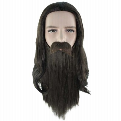 Wigs2you 仮装 ウィッグ H-3619 長老 部落 ロングひげ フル
