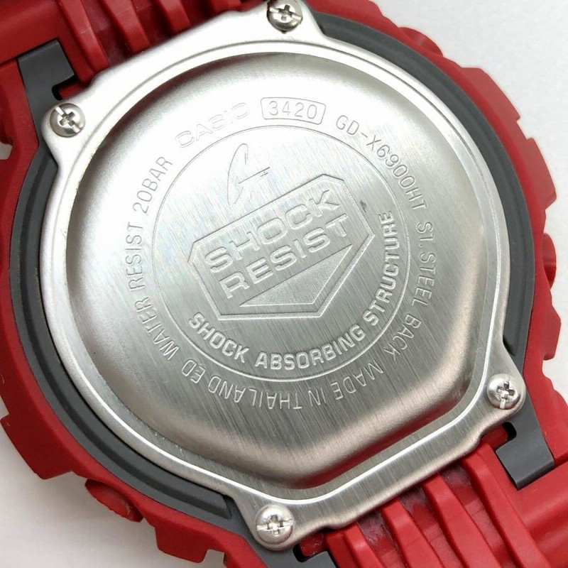 CASIO G-SHOCK GD-X6900HT 3420 Heathered color series Red