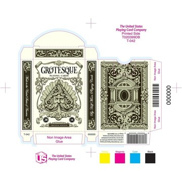 【USPCC 撲克】Grotesque Original deck 無限量 白色 撲克牌 S1021993309