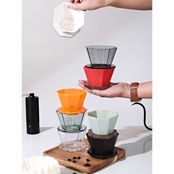 乾坤濾杯八卦國風元素手沖咖啡過濾器平底濾杯滴濾式PC陶瓷原創