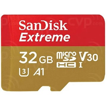 SanDisk 32GB【Extreme 100MB/s】Extreme microSDHC UHS-I U3 4K 記憶卡