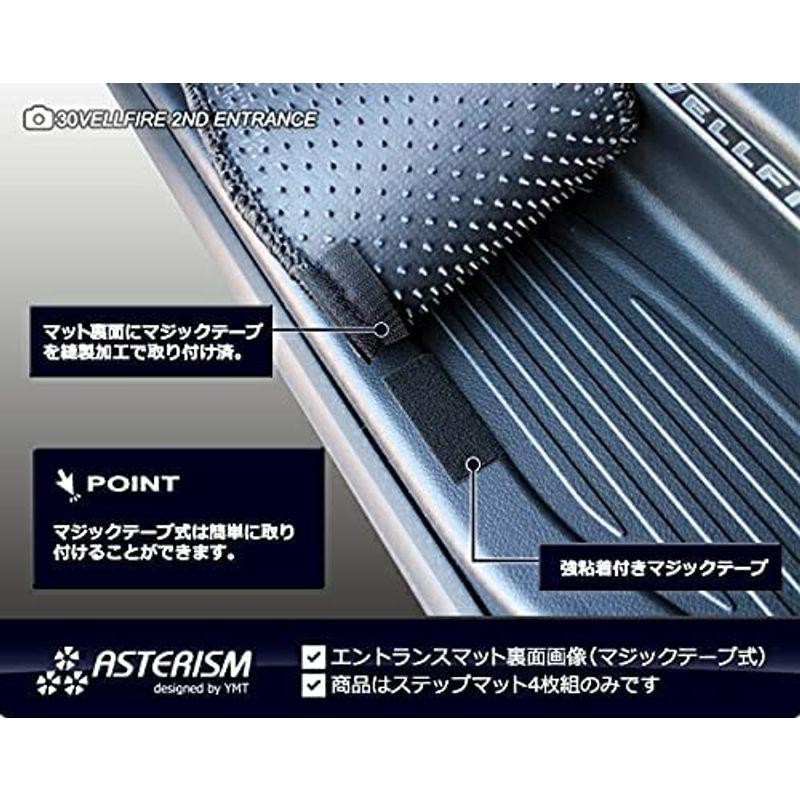 ASTERISM30系アルファード ガソリン車 ステップマット(固定:マジック