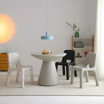 凳子 北歐兒童椅幼稚園板凳早教小朋友凳子餐椅ins靠背家用小矮凳